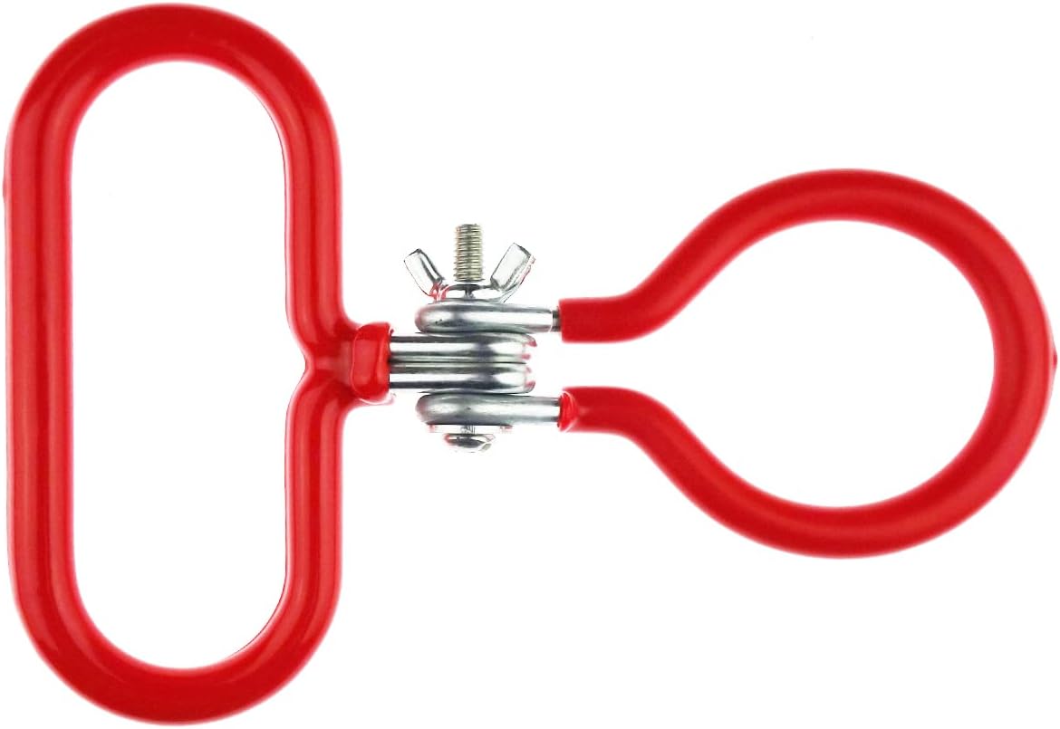 8 Pack Carboy Handle for Smooth Neck 3 Gallon 5 Gallon 6 Gallon 6.5 Gallon Glass Carboys (Red)