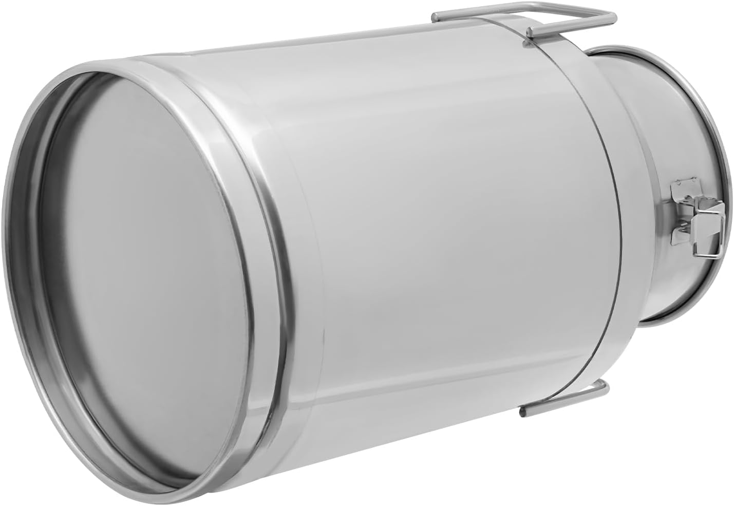 12~60L Heavy-duty 201 Stainless Steel Milk Can with Drip-free Spigot, Water Beverage Drink Dispenser Milk Pail Bucket for Milk Wine Oil (20L)