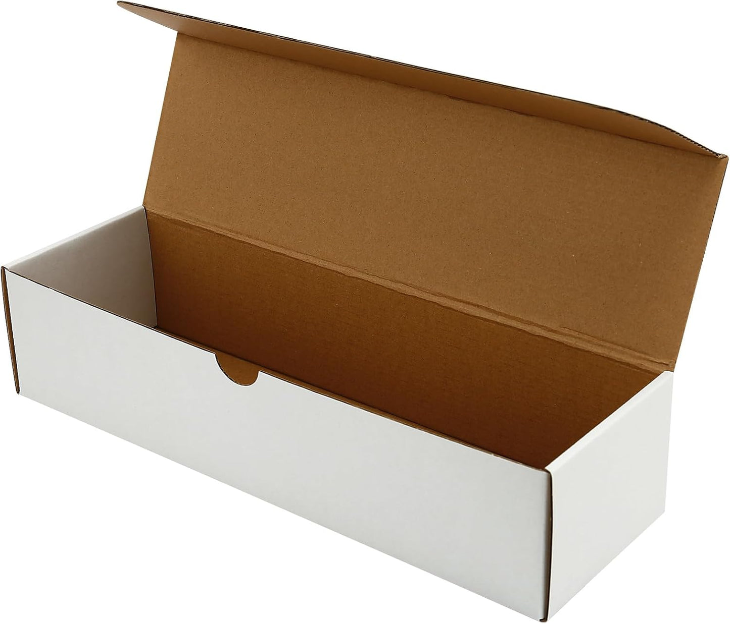 Trading Card Storage Box,2-Pack-1600 Count Corrugated Cardboard Box With PKMN/Mtg/Magic/TCG Storage and Collection,Labels For PKMN Card Storage Box (White, 2-Pack)