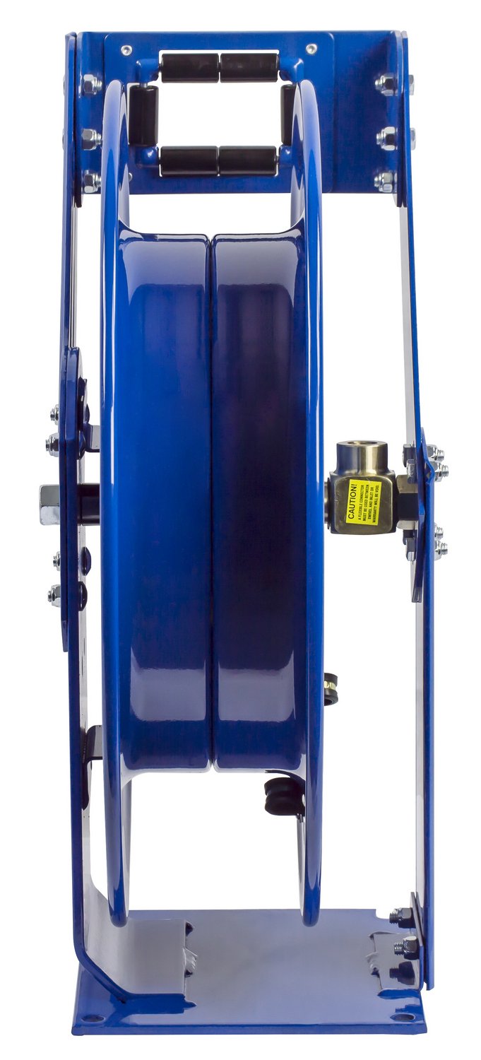 Coxreels TSHL-N-3100 Supreme Duty Spring Rewind Hose Reel for air/Water/Oil: 3/8" I.D., 100' Hose Capacity, Less Hose, 300 PSI