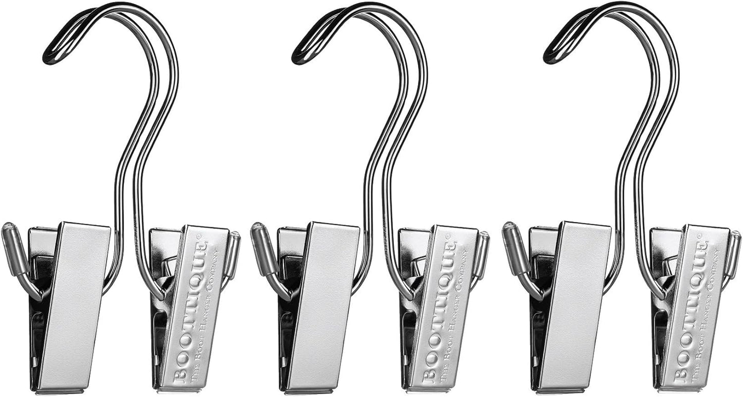 Boottique Boot Organizer: The Rack That Hangs, Holds, Shapes, & Protects Every Size and Style (With Hangers and 3 Extender Rods)