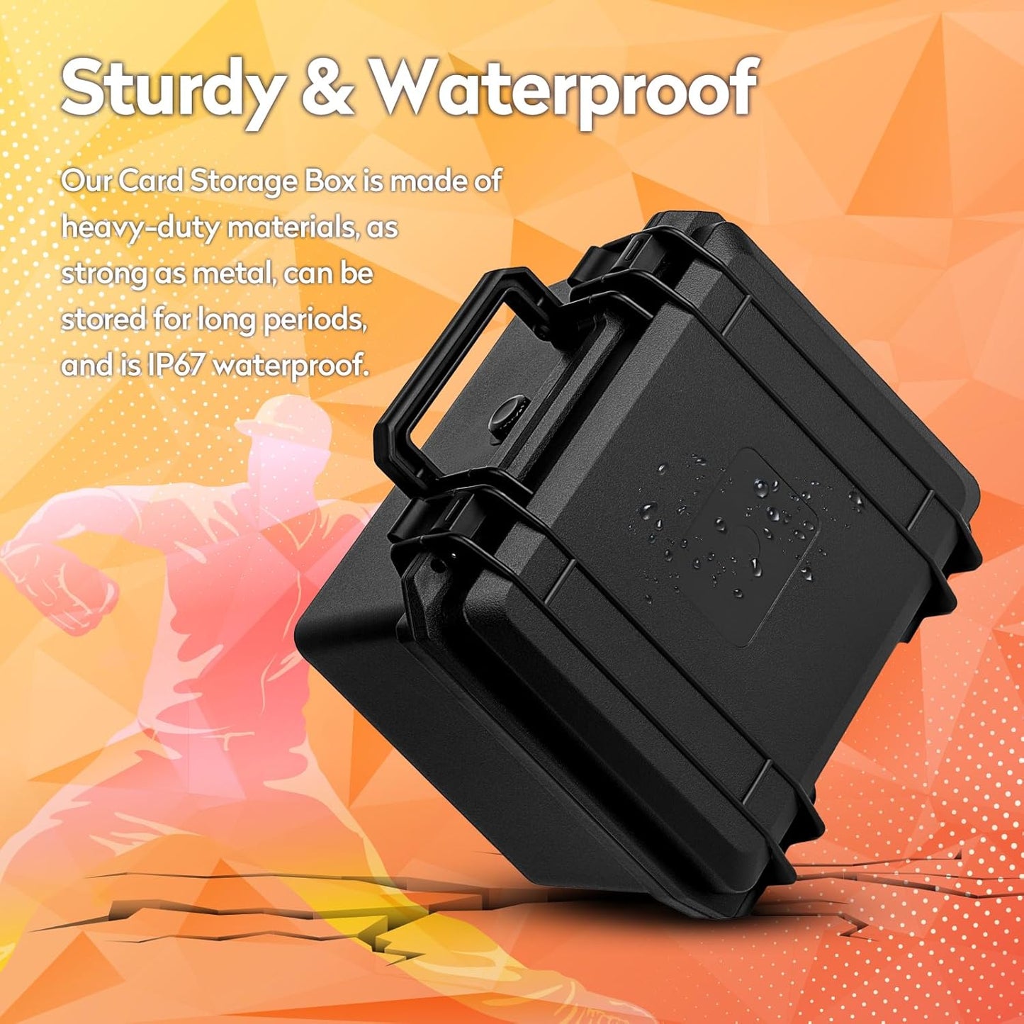 Graded Card Storage Box, Top Loaders Storage Case, Sports Trading Card Box, Cards Slab Case PSA MTG CSG SGC One Touch Magnetic Card Holder, Waterproof Carrying Collector Boxes
