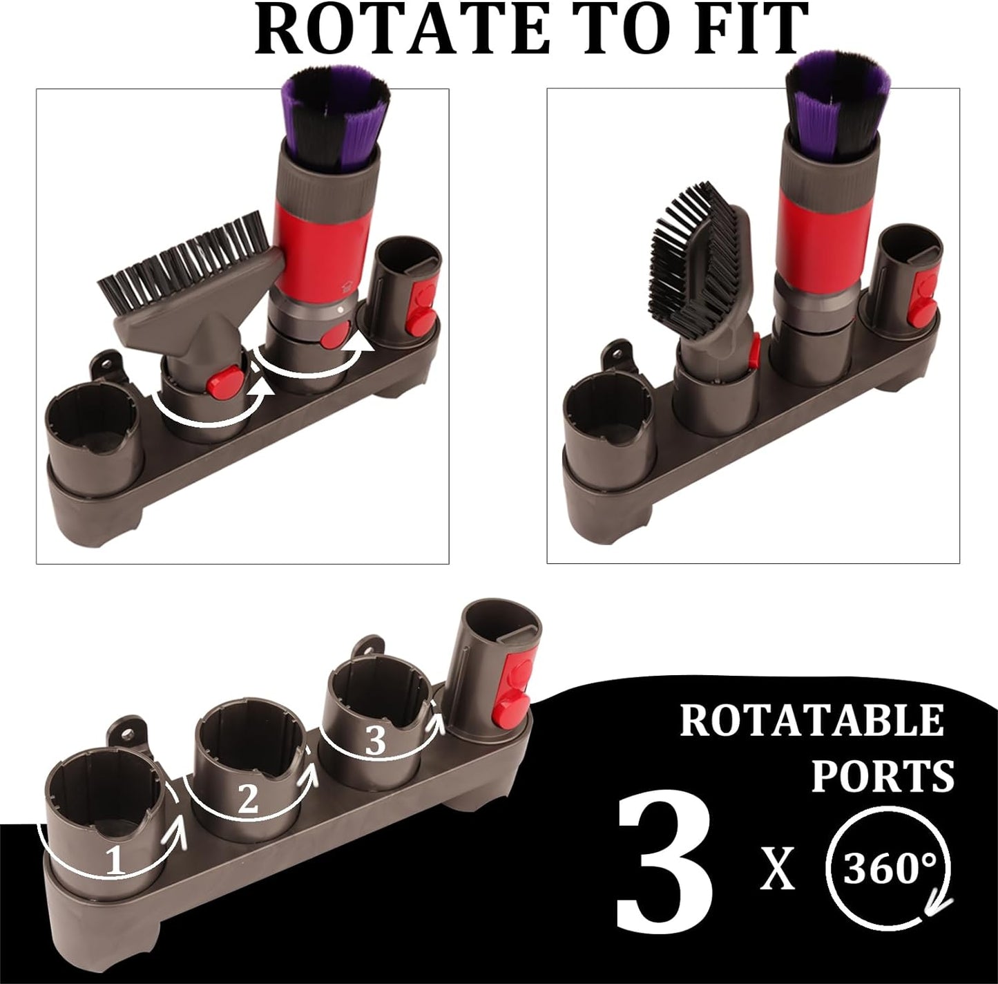 Attachments Mount Holders Compatible with Dyson Gen 5 Gen5 V15 V12 V11 V10 V8 V7 Vacuum Cleaner Accessories Storage Tool Replacement Parts