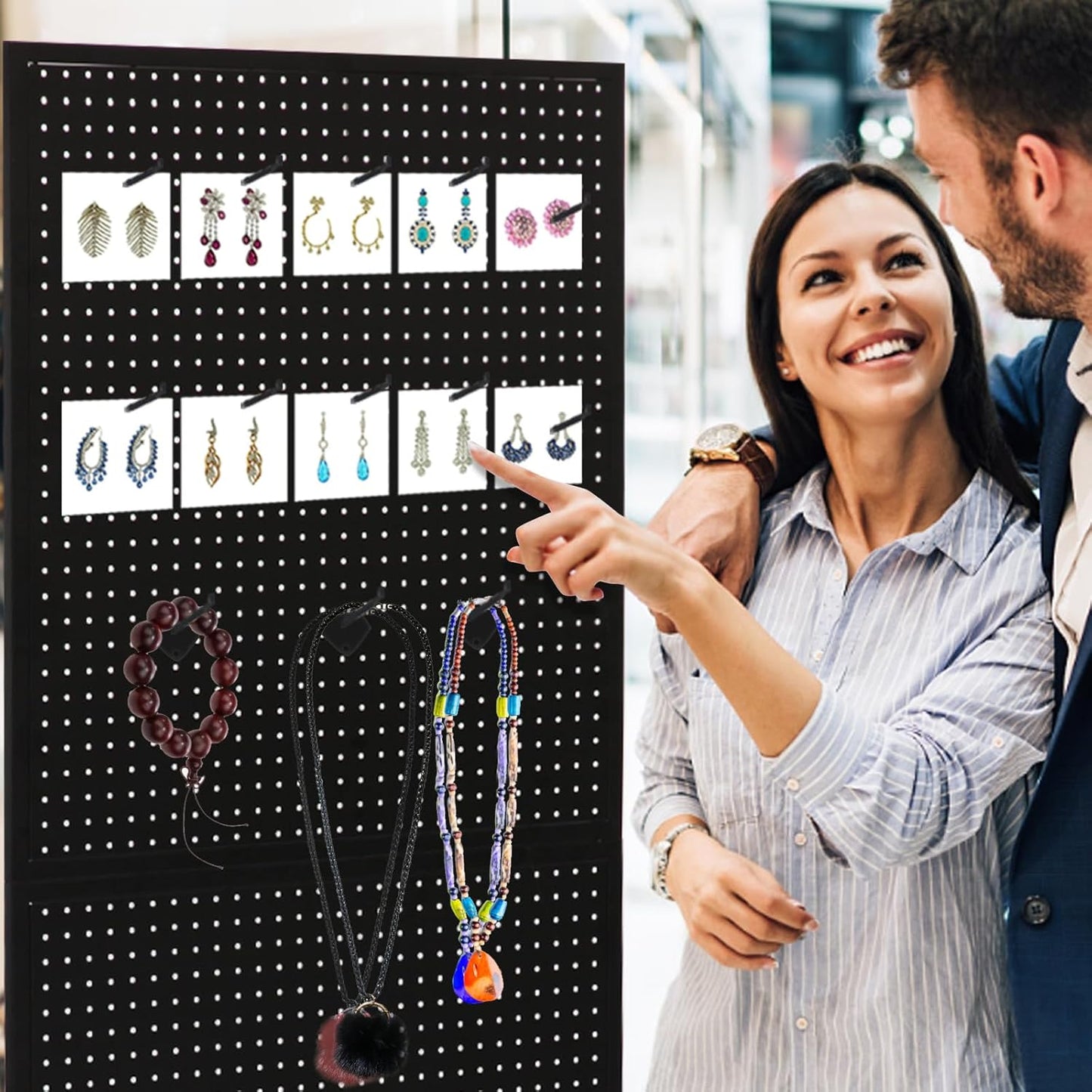 30 Packs 4" Long Metal Pegboard Hooks, Standard Hooks is Fit to Any Pegboard Panels