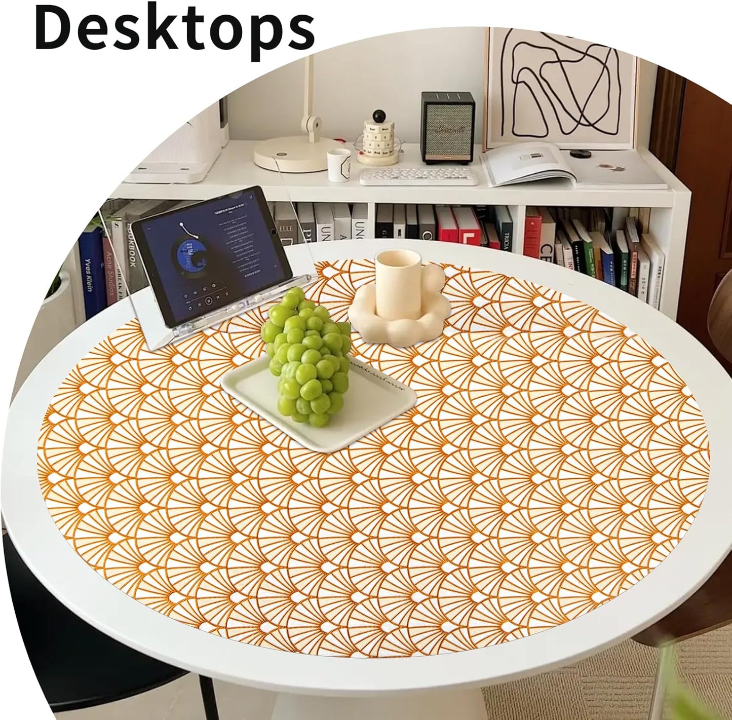 Drawer and Shelf Liner for Kitchen Cabinet: 17 in X 20 Ft Waterproof Shelf Paper Non Adhesive Refrigerator Liners Golden Ginkgo Leaf Easy Liners for Bathroom with Knife Tape Measure