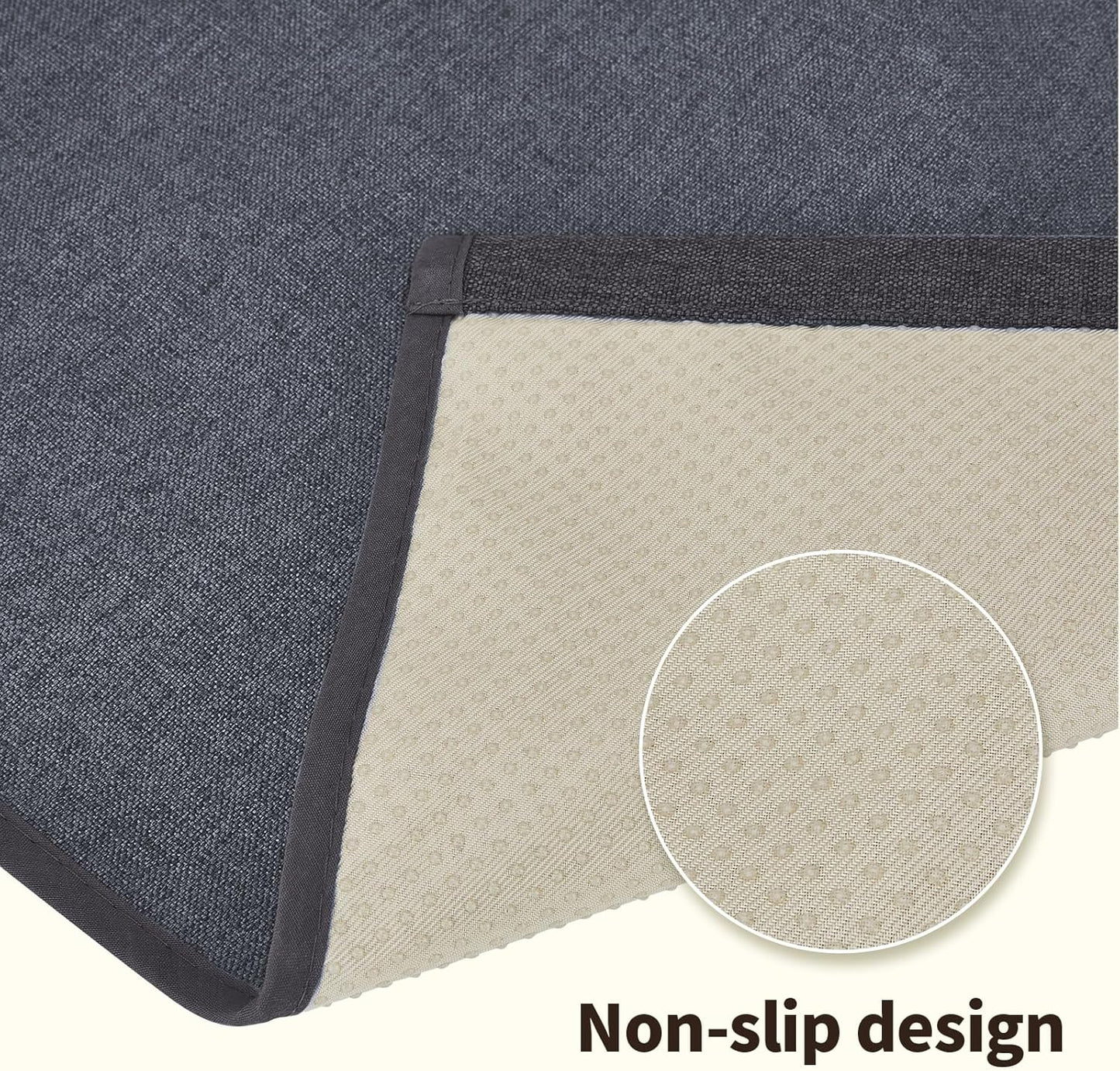 Teniux Remote Control Holder Armchair Caddy for Recliner Couch, Non-Slip Armrest Organizer with 5 Pockets for Magazine, Tablet, Phone, iPad (Dark Grey)