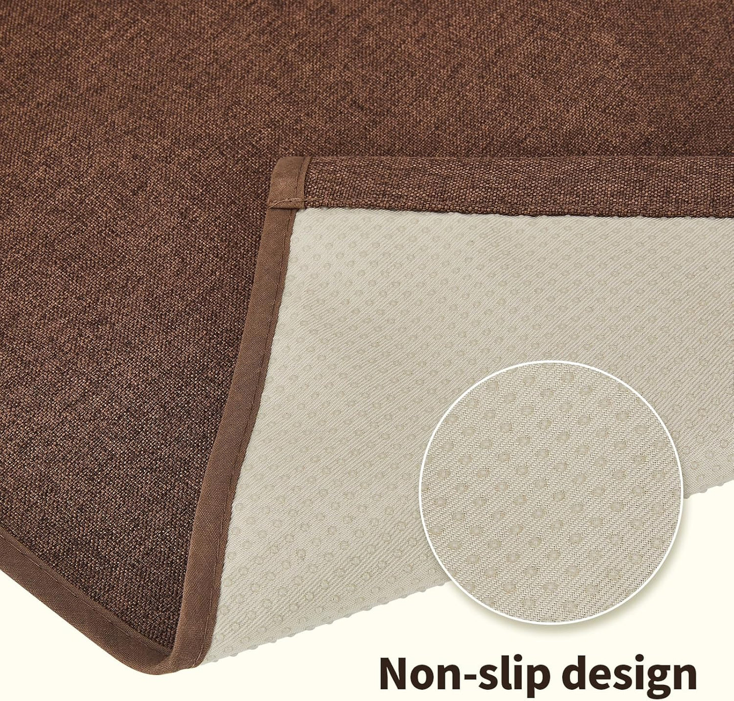 Remote Control Holder Armchair Caddy for Recliner Couch, Non-Slip Armrest Organizer with 5 Pockets for Magazine, Tablet, Phone, iPad (Brown)