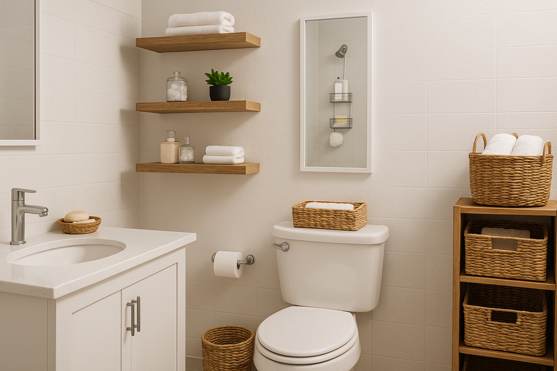 Simple Bathroom Storage Ideas for a Cleaner, More Relaxing Space