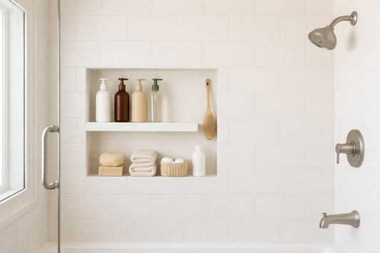 Shower Essentials Organization