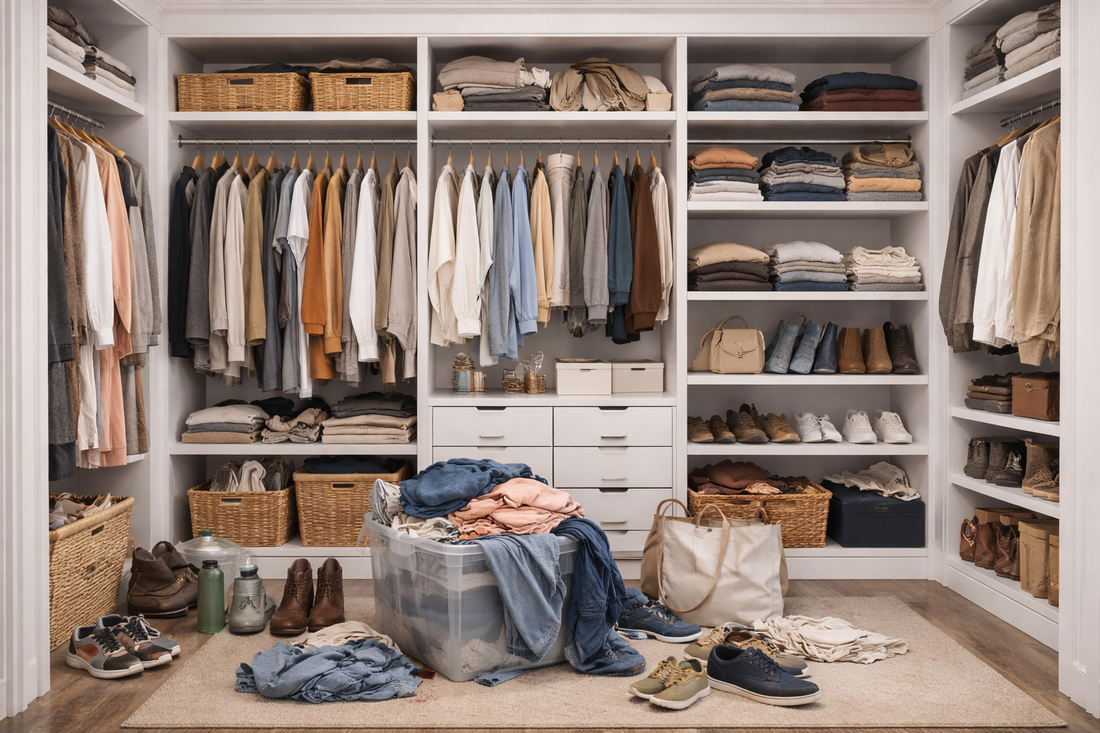 More Space Doesn’t Fix Closet Stress