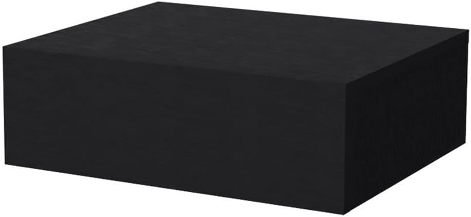 Vienna 1-Drawer Manufactured Wood Floating Nightstand, Black