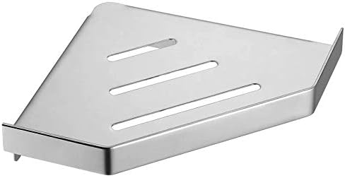 Lavatory Bathroom Corner 304 Stainless Steel Shelf Wall Mount Triangular, Soap Holder,Polished