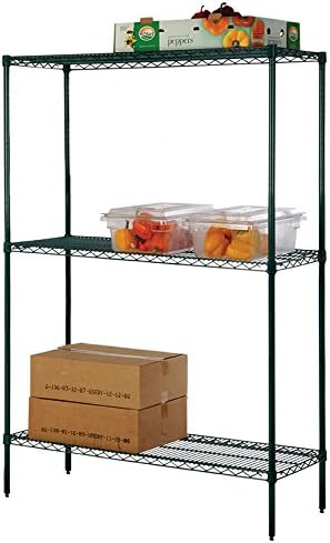 Omega 24" Deep x 24" Wide x 80" High 3 Tier Freezer Starter Shelving Unit