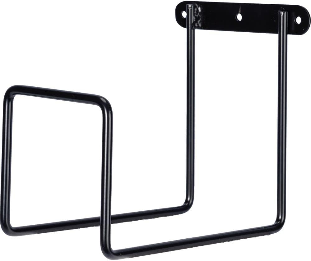 Easy-Up Mounted Hose Holder | Essential for Horse Stable | Keeps Hose Tidy | Avoids Kinks & Tangles | Convenient Mounting | 5-Year Warranty | Color Black