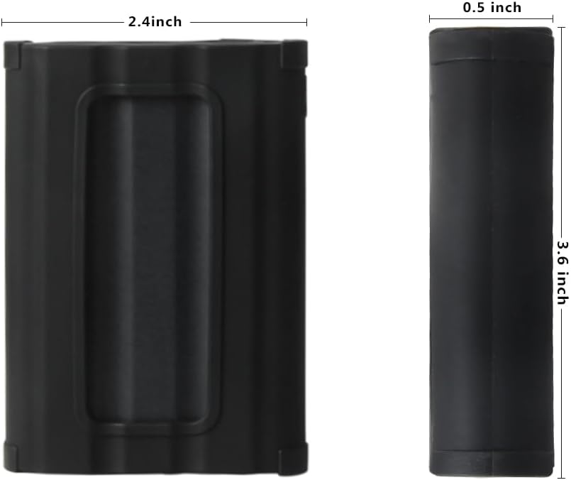 Hermitshell Silicone Carrying Case Replacement for Samsung T7 Shield 2TB / 1TB / 4TB, Portable SSD, USB 3.2 Gen2 External Solid State Drive (Black, Silicone Case)