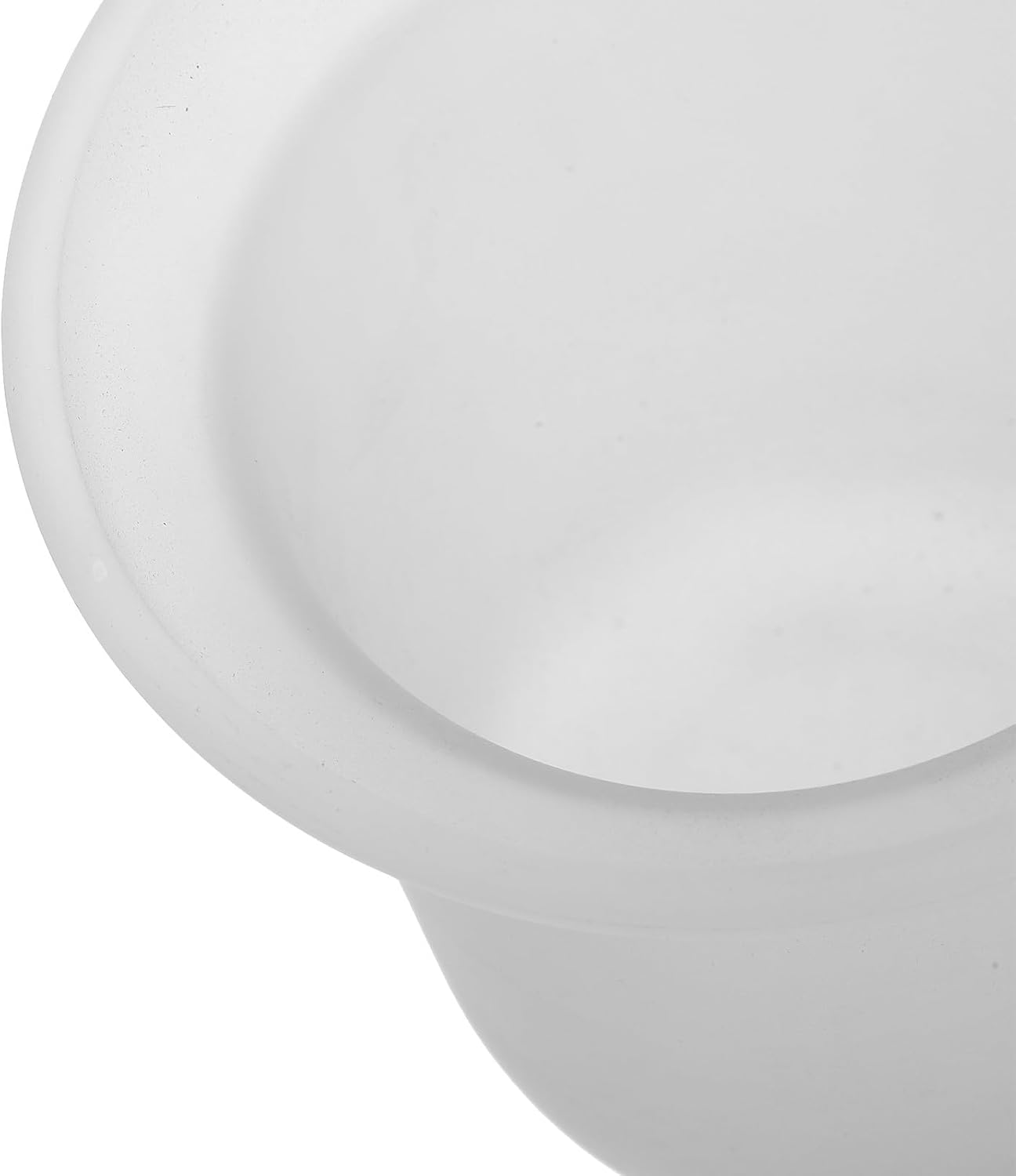 Cabilock 2pcs Toilet Brush Holder Bowl Frosted Glass Cup for Space Saving for Home Restrooms Bathroom Toilet Brush Storage