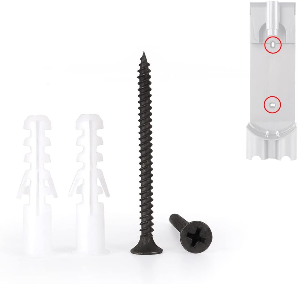 Docking Station Screws Replacement Compatible with Dyson V6 V7 V8 V10 V11 Series Vacuum Cleaner Wall Mount Bracket Screws Replacement Parts