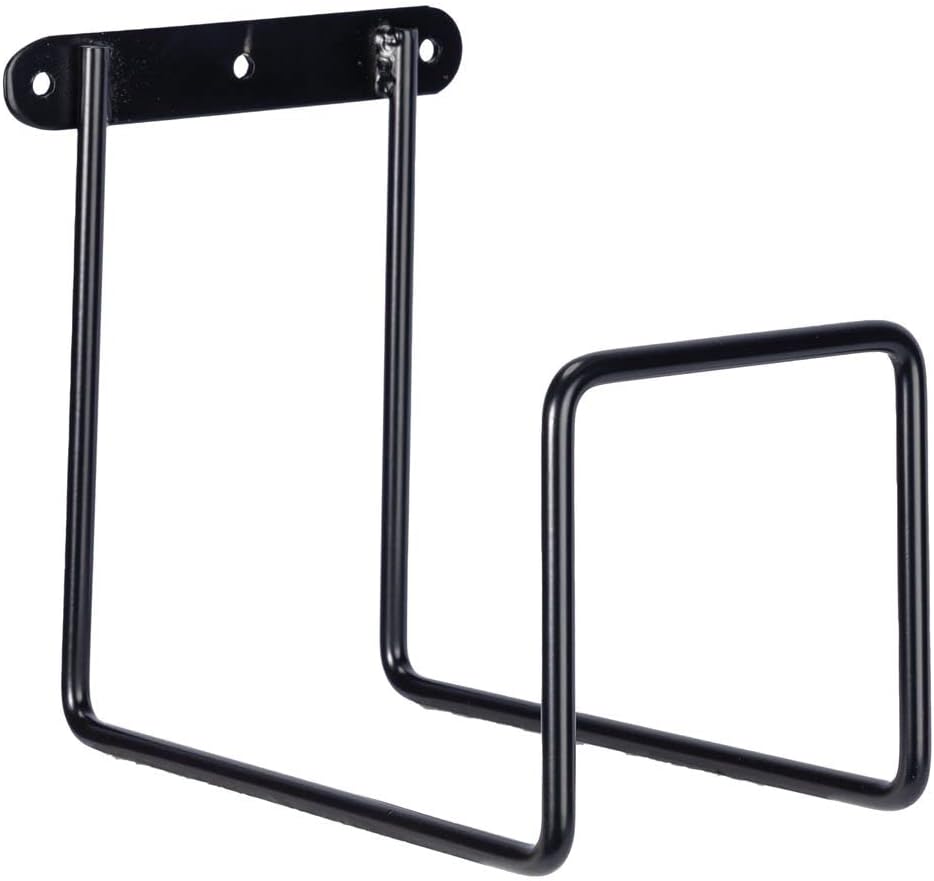 Easy-Up Mounted Hose Holder | Essential for Horse Stable | Keeps Hose Tidy | Avoids Kinks & Tangles | Convenient Mounting | 5-Year Warranty | Color Black