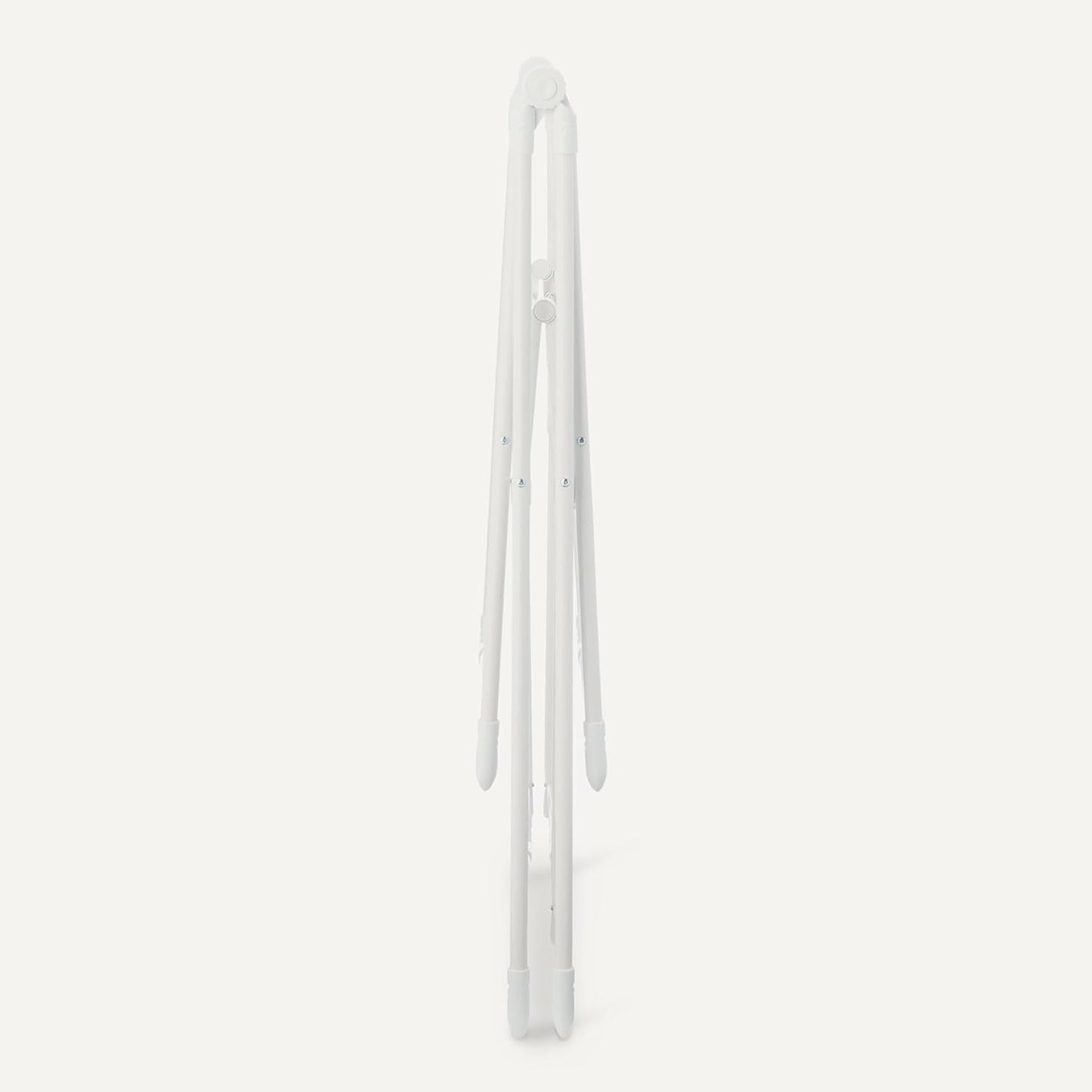 Amazon Basics Foldable 2-Wing Metal Clothes Drying Rack, 61x23.6x39.3 inches, White