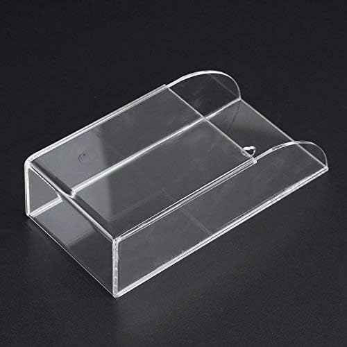 APSOONSELL Remote Control Holder Organizer Wall Mount Acrylic Tidy for Air Conditioner, TV Box, Stereo, 1 Slot