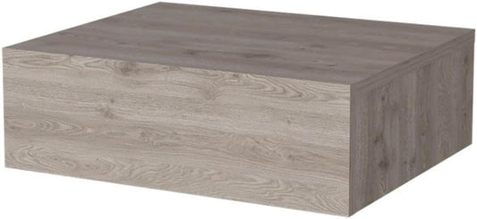 Vienna 1-Drawer Manufactured Wood Floating Nightstand, Light Gray