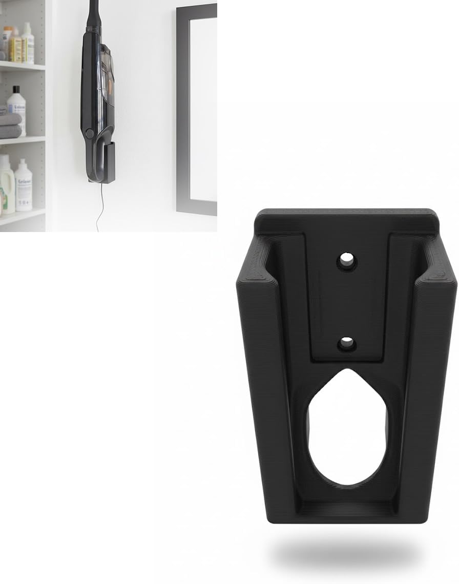 Wall Mount Holder for Shark Ultra Cyclone Handheld Vacuum, Compatible with CH900, CH950, and CH700 Series, Includes Mounting Hardware