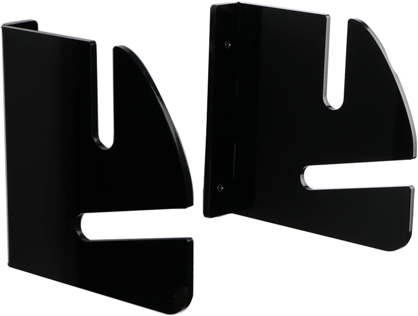 Skateboard Rack Wall Mount Double Layer Skateboard Display Rack Wall Mount Skateboard Shelf Skateboard Storage Rack Skateboard Deck Display Rack Skateboard Holder Wall (Black 1 Pair)