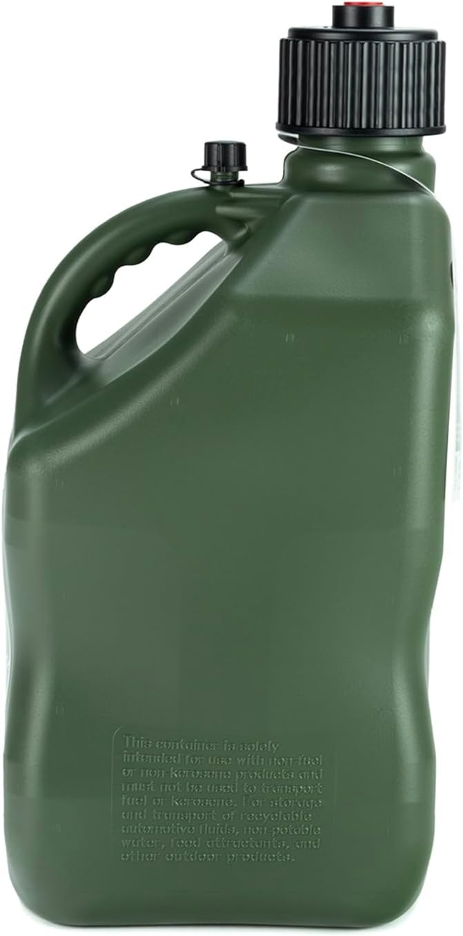 VP Racing 3846-CA, 5.5 Gallon Motorsports Jug Camo Square w/Hose