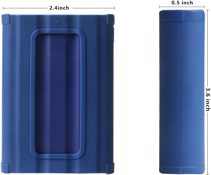 Hermitshell Silicone Carrying Case Replacement for Samsung T7 Shield 2TB / 1TB / 4TB, Portable SSD, USB 3.2 Gen2 External Solid State Drive (Blue, Silicone Case)