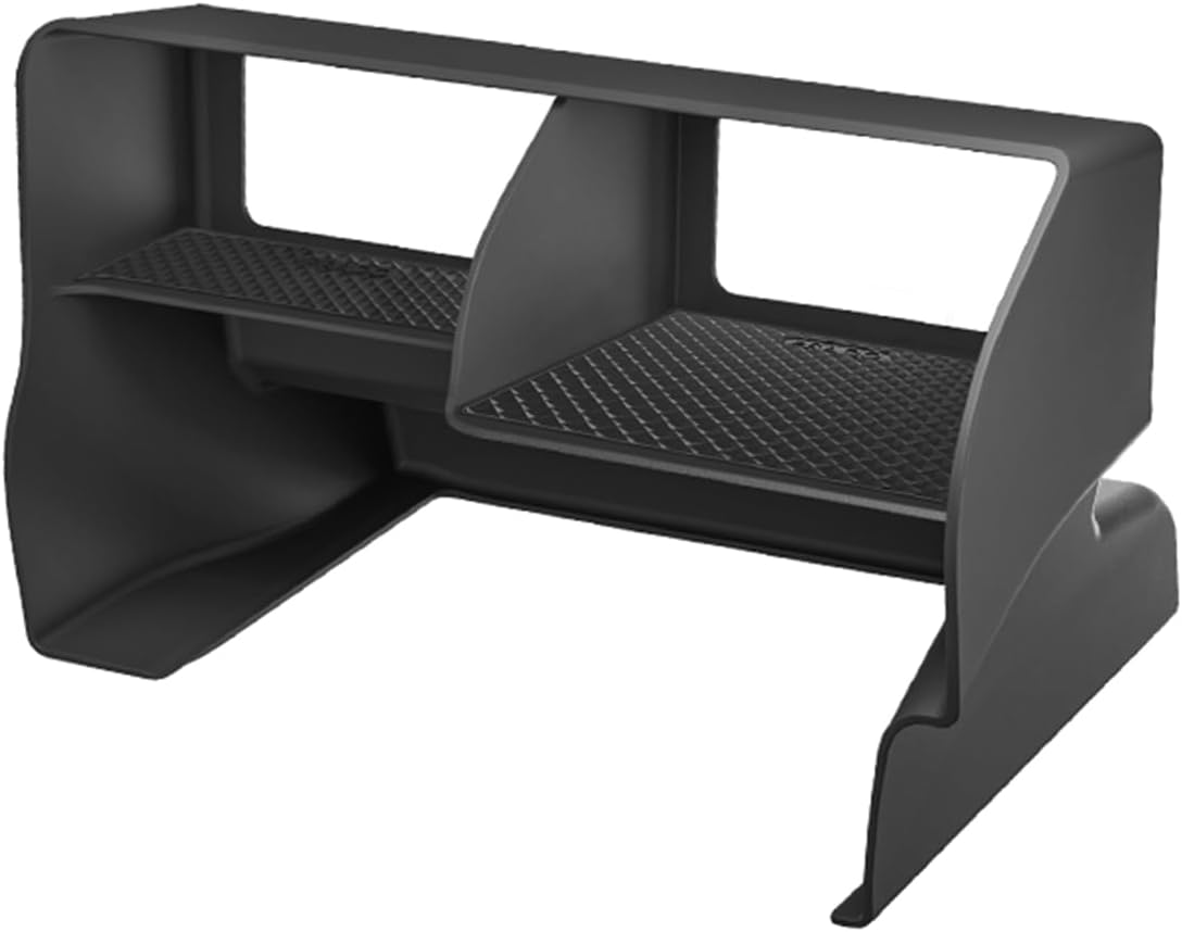 SMABEE Center Console Organizer for 2024 2025 2026 Toyota Land Cruiser Prado 250 Accessories Interior ABS Center Console Organizer Storage Box Tray Insert Black