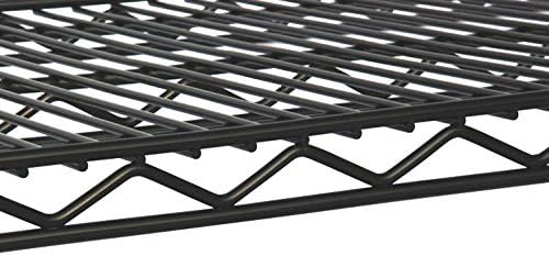Omega 30" Deep x 48" Wide x 74" High 3 Tier Black Starter Shelving Unit