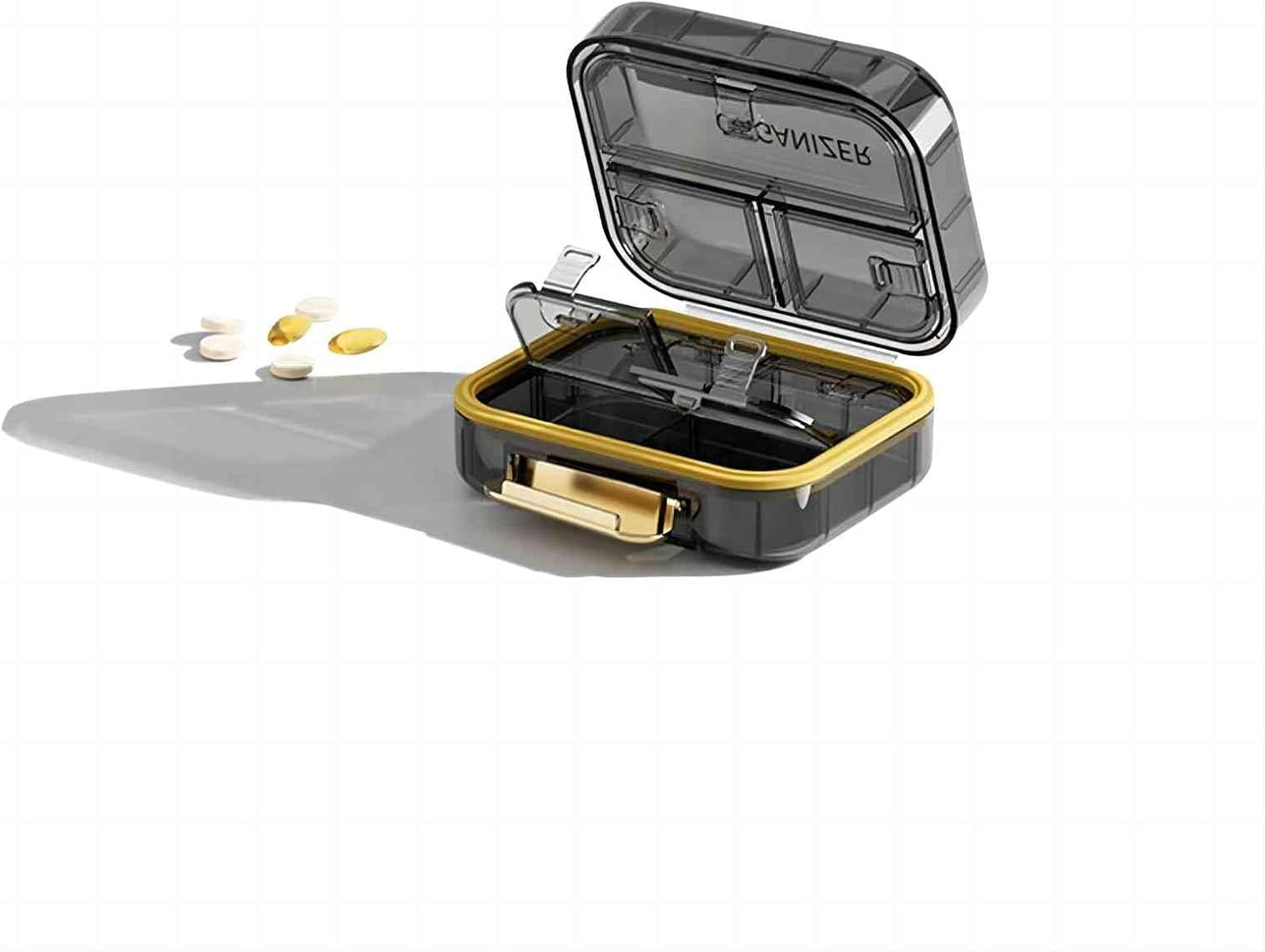 Medication Lock Box with key, First Aid Key Box with Lock,medicine lock box with key，Lock Box for Medication，Lockable Medicine Storage Box,10 x6.7x 6.7 inches [ Small]