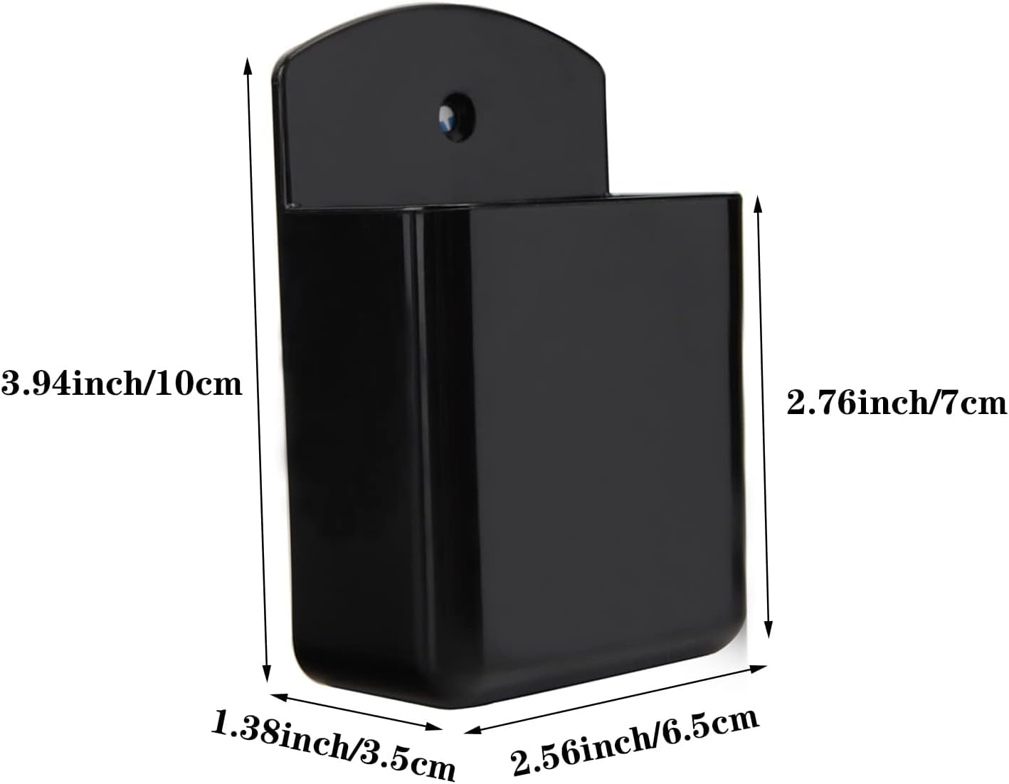 Pack of 4 Self Adhesive TV Air Conditioner Remote Control Holder Wall Mount Storage Box Organizer