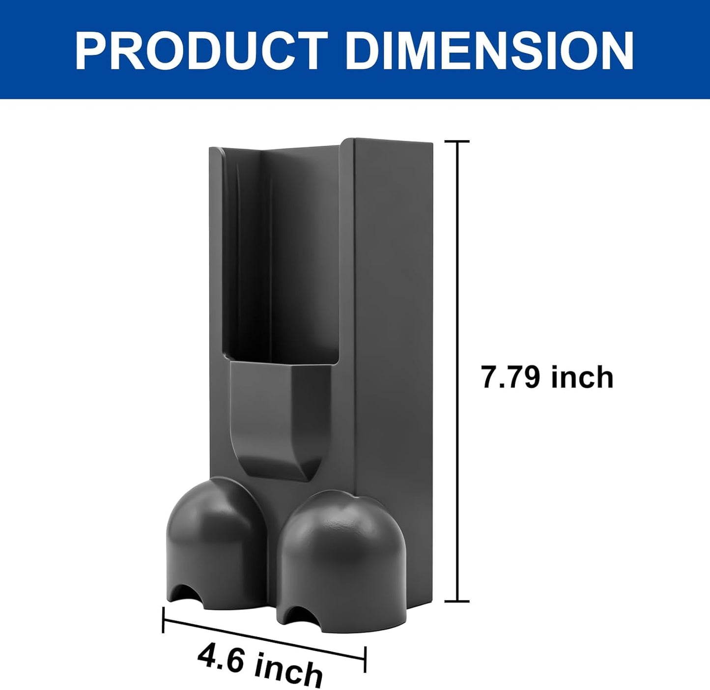Garbage fighter Vacuum Docking Station Replacement - Wall Mounted Accessories Bracket Compatible with Dyson Gen5 Detect Absolute Vacuum Cleaner