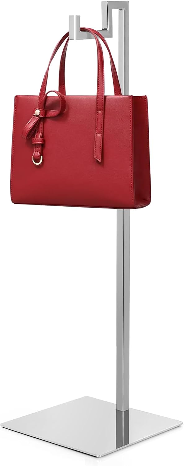 Polmart Countertop Adjustable Hanger Display Stand for Hangbag, Wreath and Crafts, Sliver