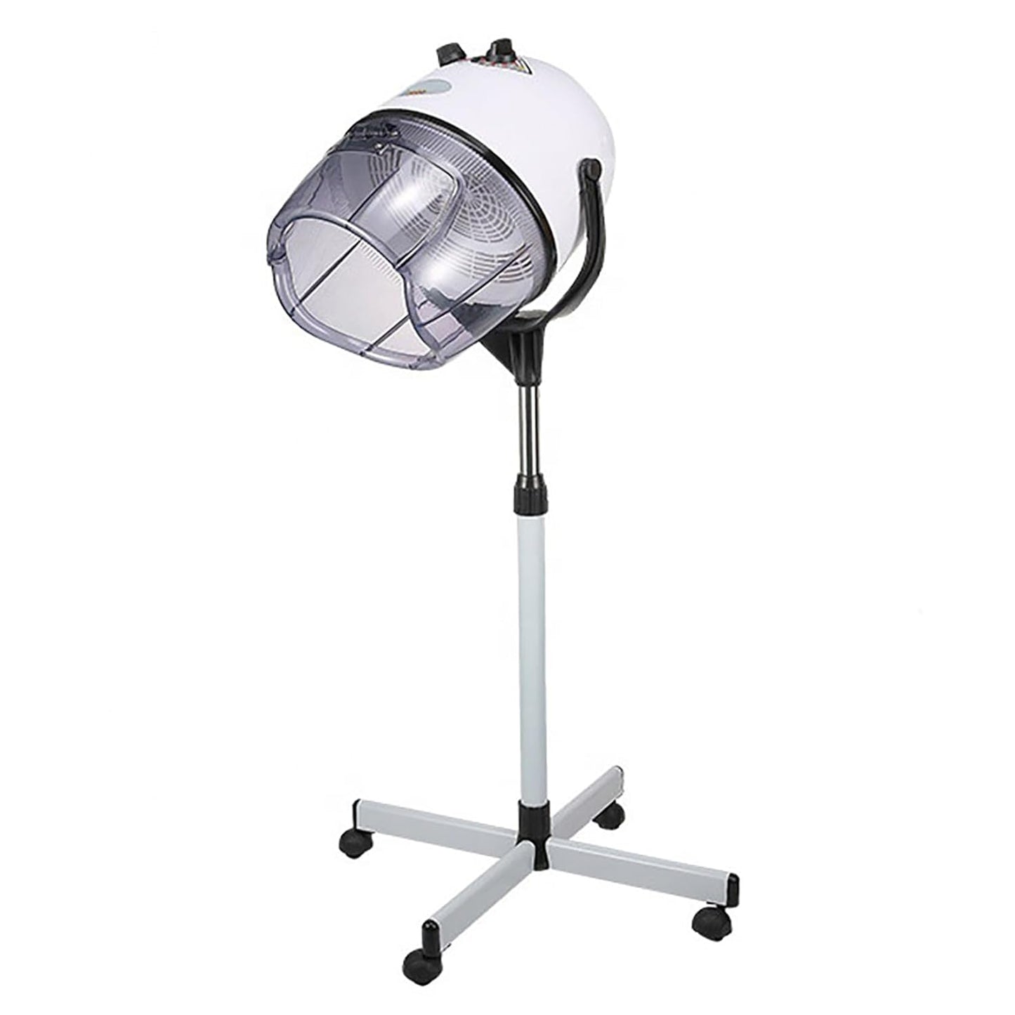 Hooded Hair Bonnet Dryer,Standing Hair Dryer with Height Adjustable 360° Rotation Swivel Caster Rolling Base Versatile Styling for Home And Salon