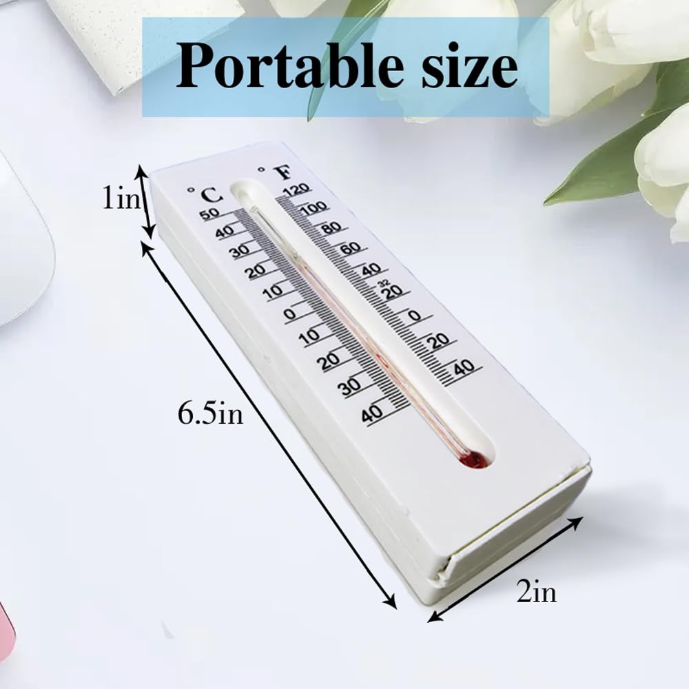 Hidden Key Outdoor Thermometer Decorative Key Hider Discreet Small Storage Box for Safely Storing Spare Keys House Key Hider for Outside Yard Garden Money Box for Safe Storage