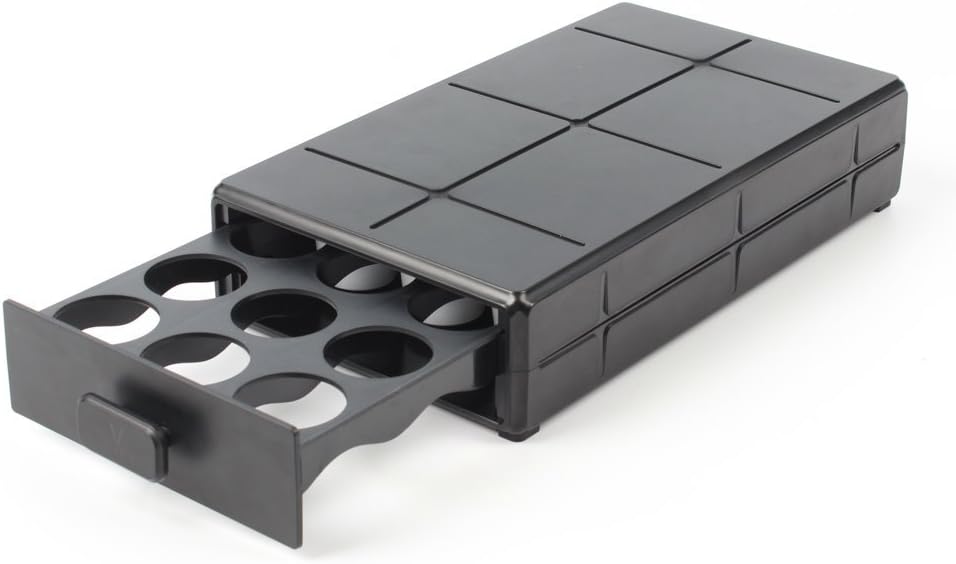 EVERIE Coffee Pod Holder Drawer Compatible with Keurig K Cup Pods (Holds 18 Pods)