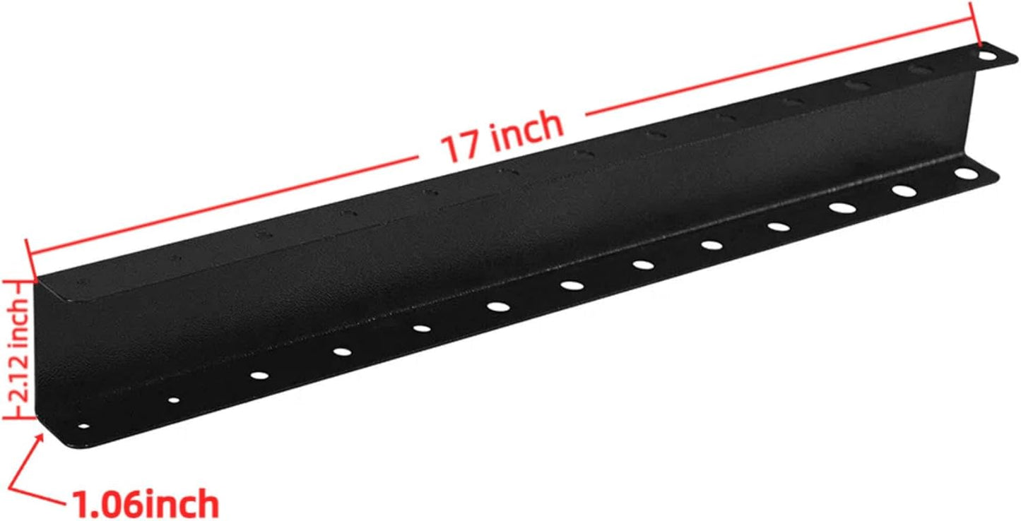 Heavy Duty Pry Bar Utility Storage Rack Screwdriver Peg Board Wall Mount Screwdrivers Holder with 26 Holes 17" Long Suitable for Garage Workshop Workbench