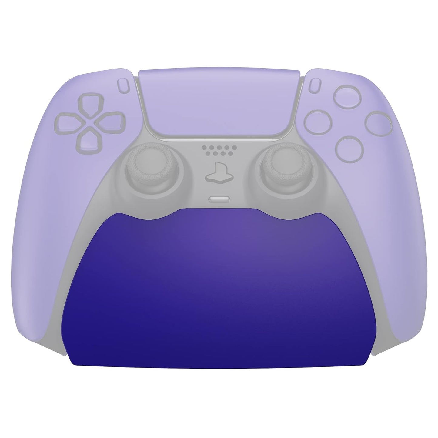 PlayVital Controller Display Stand for ps5, Gamepad Accessories Desk Holder for ps5 Controller with Rubber Pads - Galactic Purple