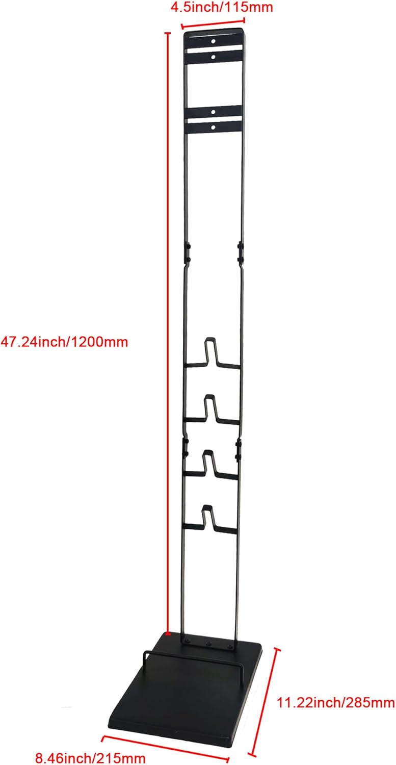 Vacuum Stand for Dyson,Vacuum Accessories Stable Metal Storage Bracket Holder for Dyson Handheld V15 V11 V10 V8 V7 V6 Cordless,DC30 DC31 DC34 DC35 DC58 DC59 DC62 DC74(Black) …