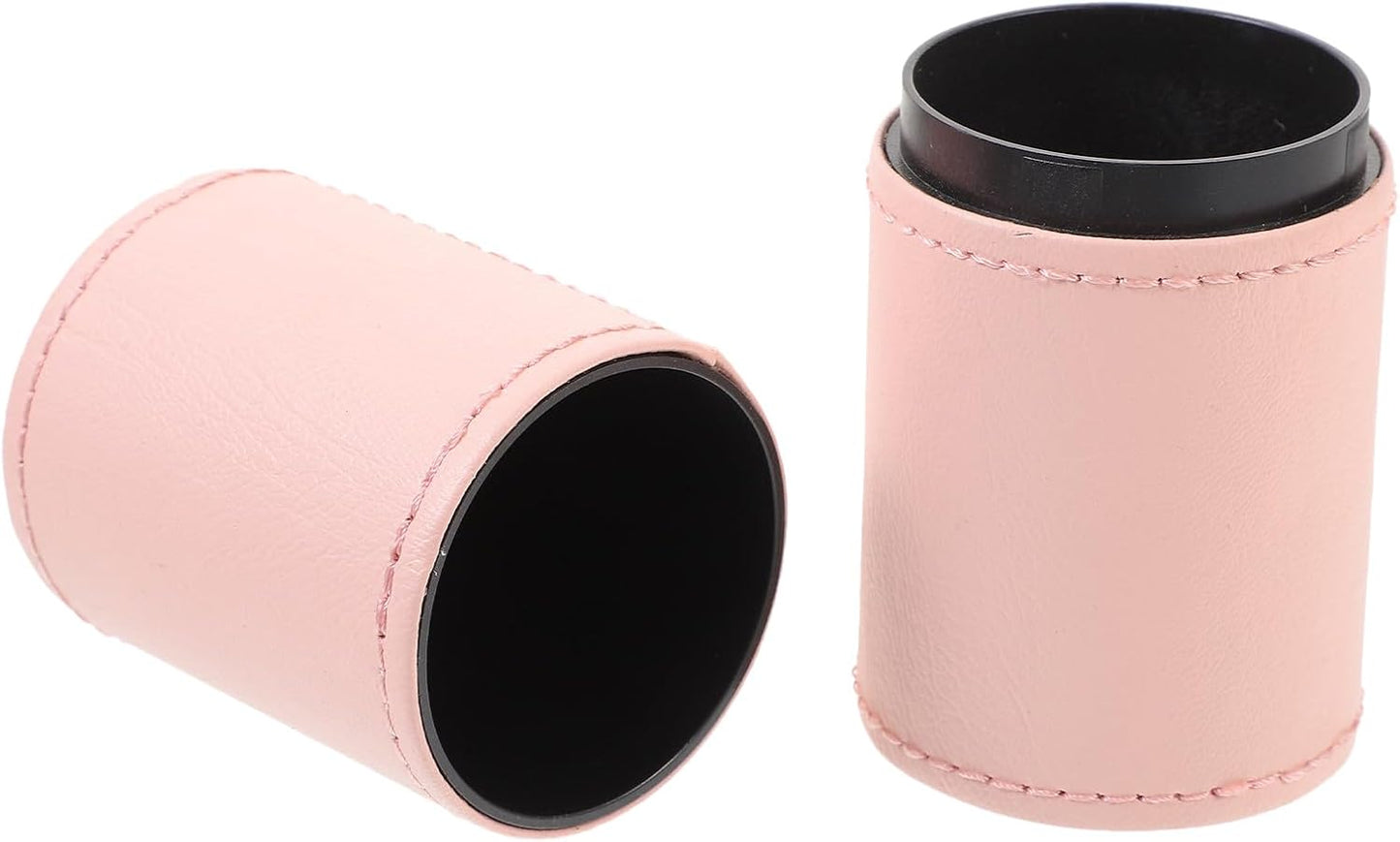 NOLITOY Makeup Brush Holder Capacity Makeup Organizer Pen Holder for Desk Multifunctional Storage Cup for Dressing Table and Bathroom Sturdy Pink Cosmetic Brush Cup to Declutter and