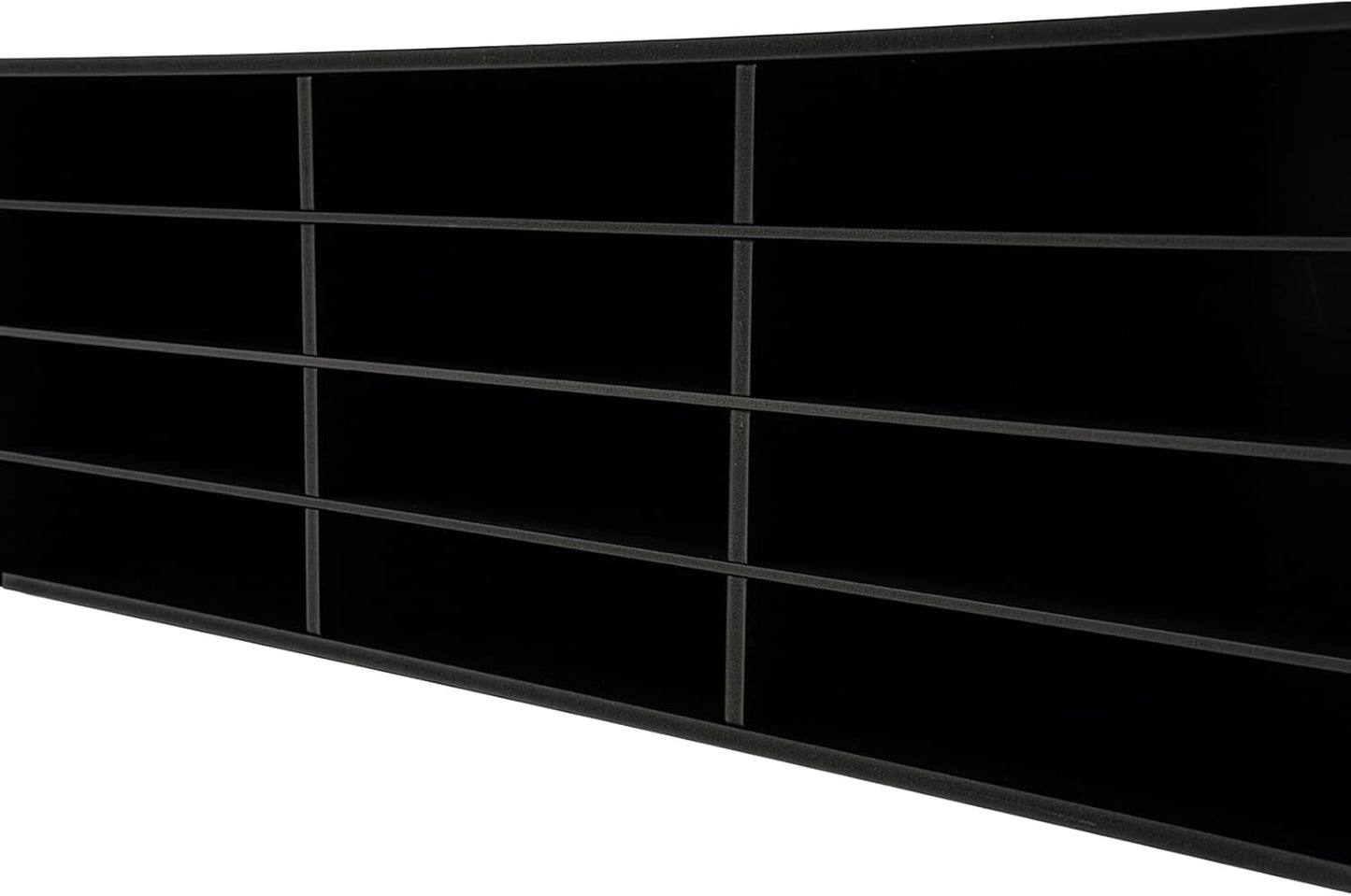 12 Compartments Literature Organizer, Desktop File Sorter Mail Center Paper Storage Cabinet Classroom Mailbox for Files Documents Papers Magazines(White) (Black 12 Slots)