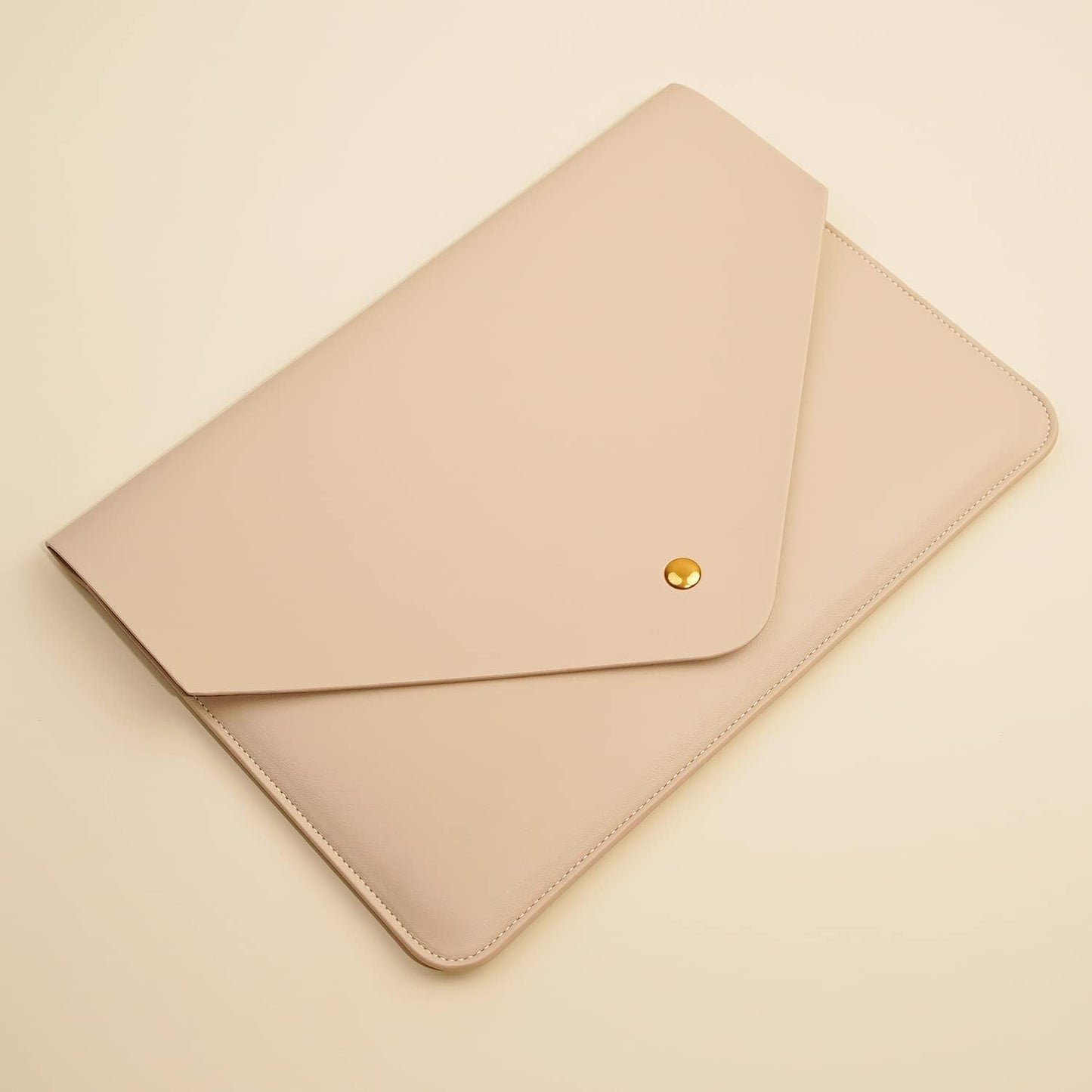 Laptop Sleeve 13 Inch Compatible with New 2024 MacBook Air 13, New MacBook Pro 13, Dell XPS 13 with Small Pouch, Mouse Pad and Cord Organizer, Color Beige