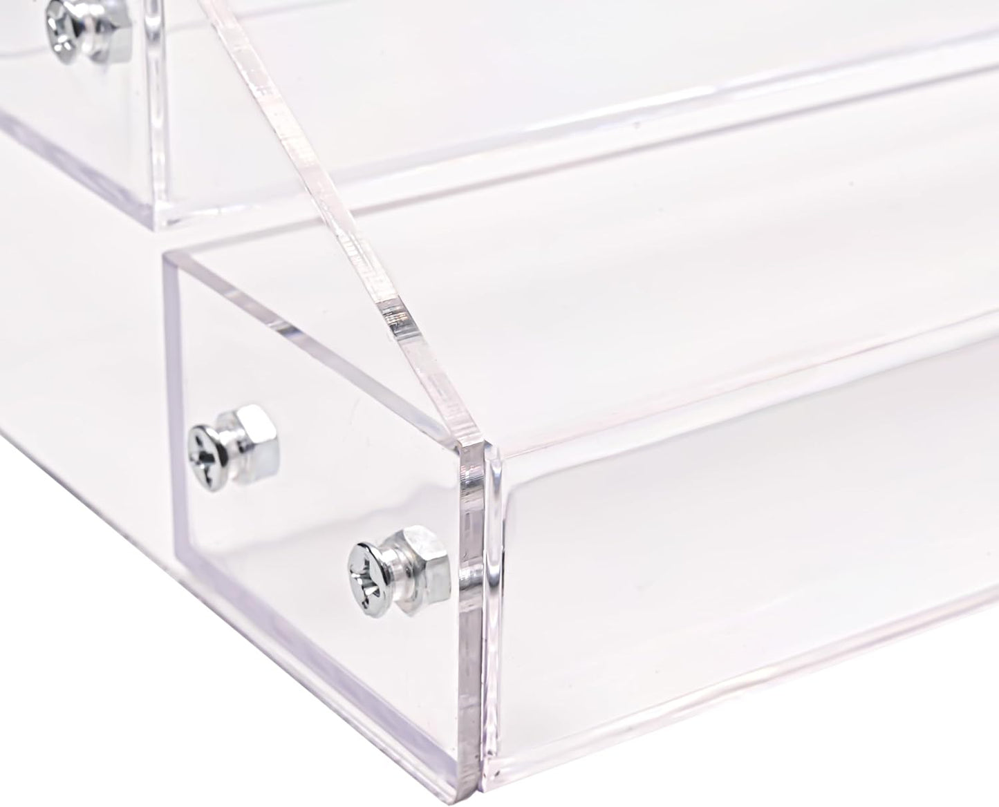 Kingtaily 7 Tiers Layers Organizer Rack Stand Holder Large Capacity Acrylic Clear for Nails Polish Essential Oil Lipstick and Sunglasses
