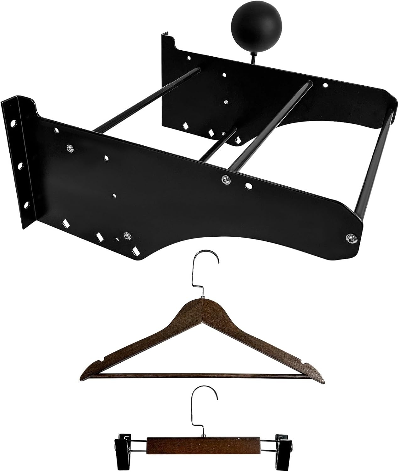 Mount Storage Rack Kit Tour Pack Trunk & Sissy Bar Backrest & Mounting Luggage Rack Wall Helmet Hanger Stand Compatible for Harley Road Street Glide Road King Electra CVO and Indian