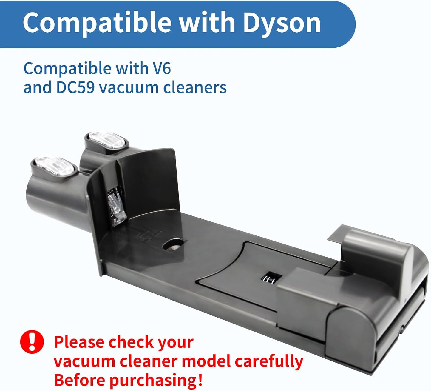 Wall Mount Docking Station for Dyson V6series DC59 - Replaces Part 965876-01, Compatible Cord-Free Vacuum Accessories Bracket, Easy Installation
