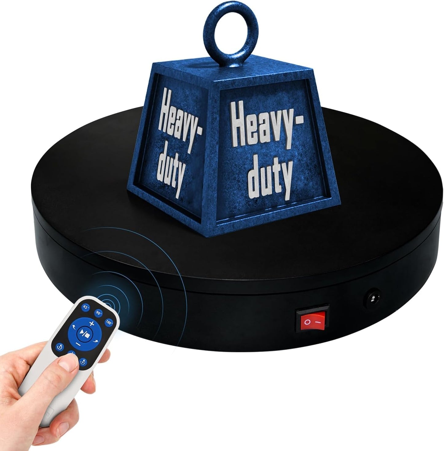 Remote Motorized Electric Turntable Rotating Display Stand Spinning Rotating Platform 360 Photography Turntable lazy susan base giratoria para for Photography,Display,3D Scan,Exhibition rotating table