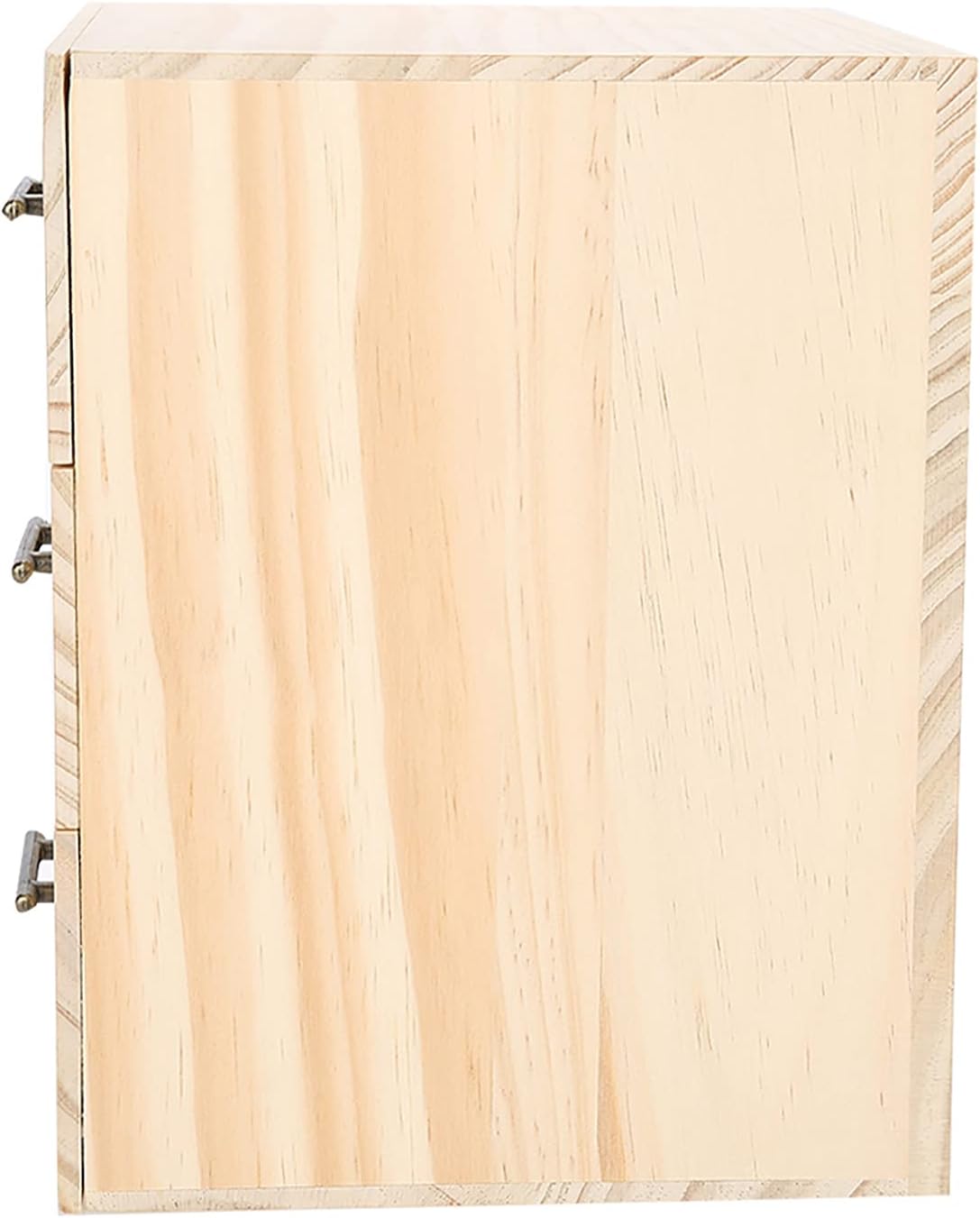 Essential Oil Storage Box - 90 Slots Three-Tiered Wooden Organizer for Oil Bottles, Essential Oil Holder, Large Capacity Cosmetic Travel Case