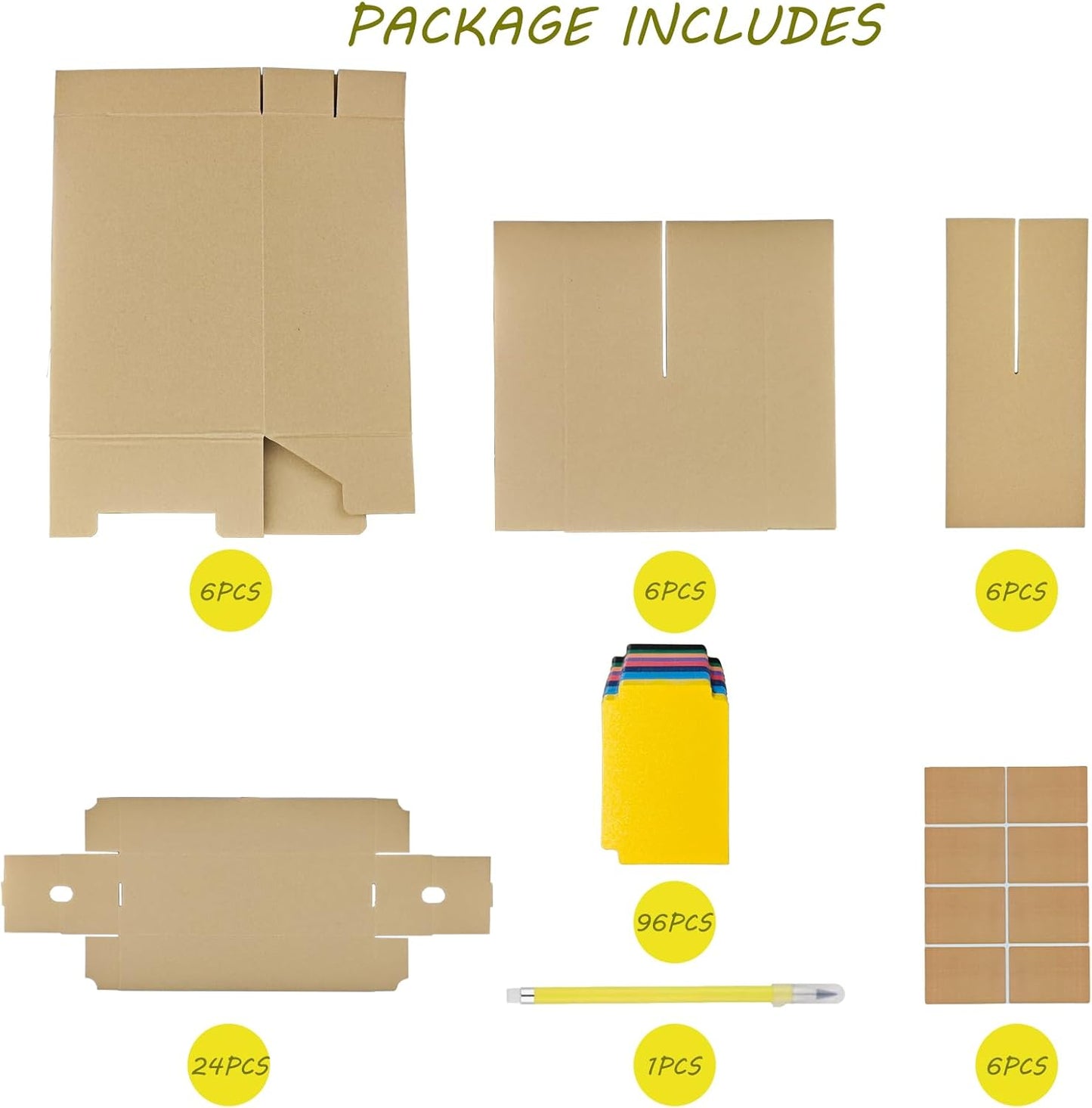 6 Sets Trading Card Storage Boxes, Includes 24-750 CT Boxes & 96 Dividers, 18000+ Trading Cards Organizer for Collectible Card Games, Sports Cards, TCG, with Labels & Pen